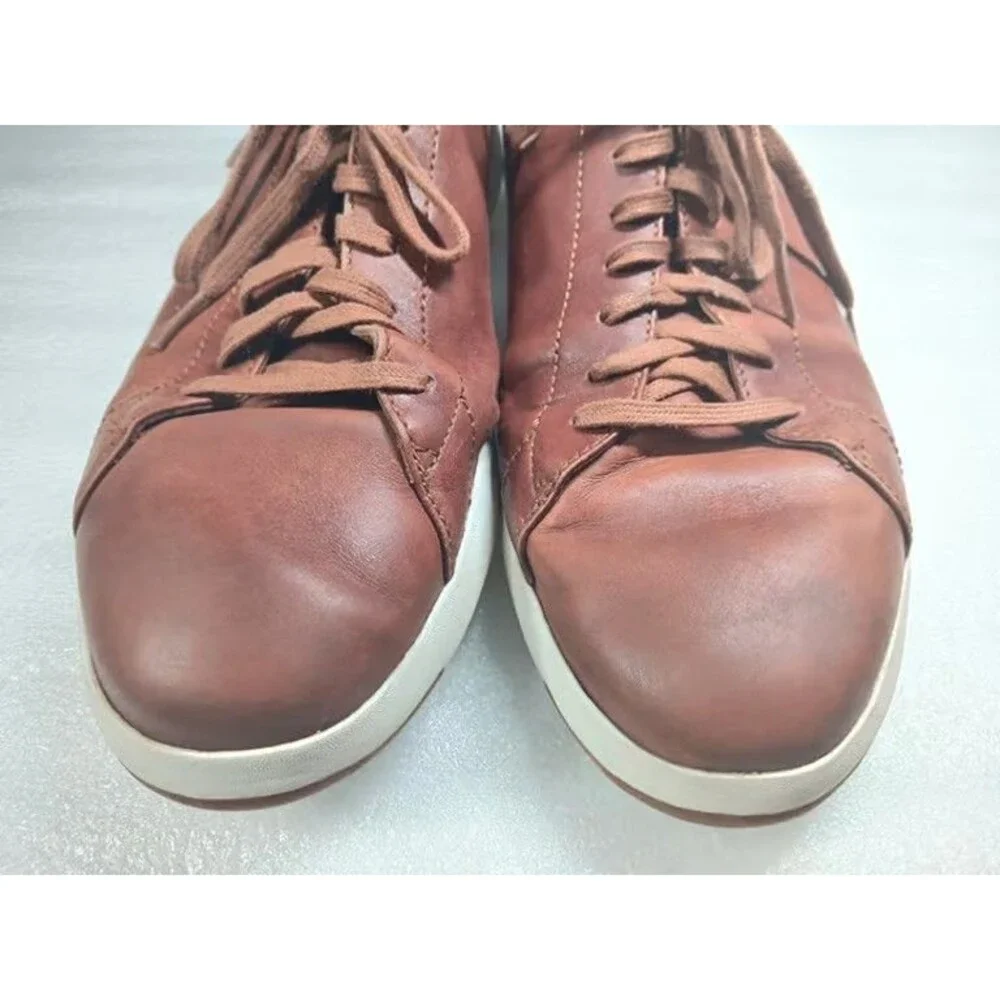 Cole Haan GrandPro Men’s Leather Sneakers Brown Lace-Up Size 11.5